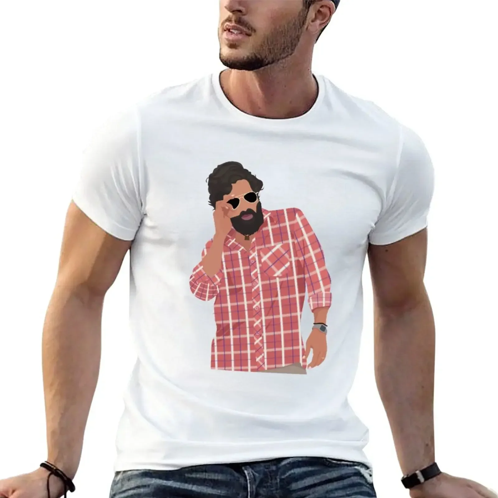 Srivalli - Allu Arjun T-Shirt Blouse Short sleeve tee Aesthetic clothing Men's t shirts