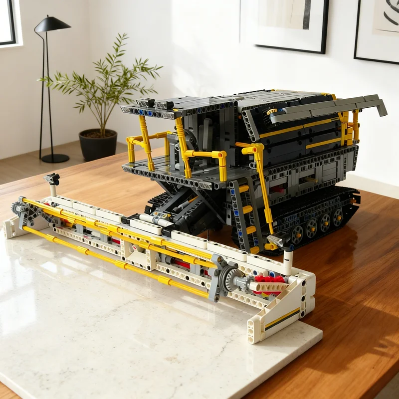 

3929 деталей MOC Комбайн C-модель, технический конструктор, подарок для самостоятельной сборки, креативный коллекционный декор, премиум-класс для взрослых и детей