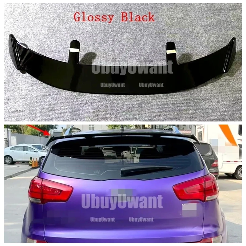 Roof Spoiler For Kia Sportage R Sorento Carnival 2017-2025 Rear Trunk Tail Wing Lip Body Aero Kit Splitter Tuning  Accessories