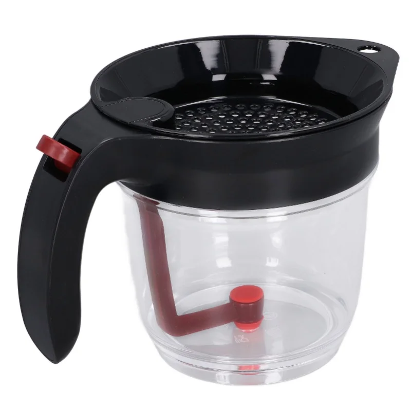 

Fat Separator 1000ml Multifunction Quick Separation Heat Resistant BPA Free Durable ABS Portable Gravy Separator