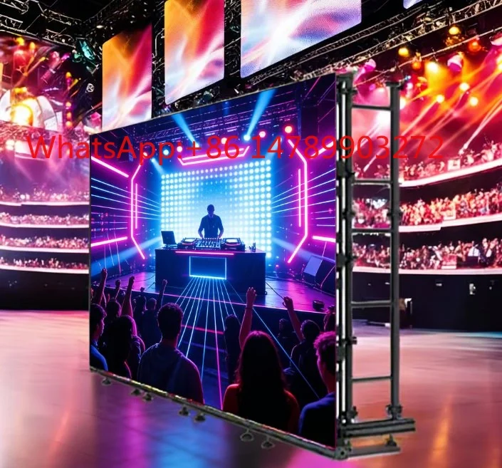 

Night Club Stage P2.5‑P3.91 LED HD Wall Rental Screen Truss Structure IP65 Waterproof High Brightness Modular Display Panel