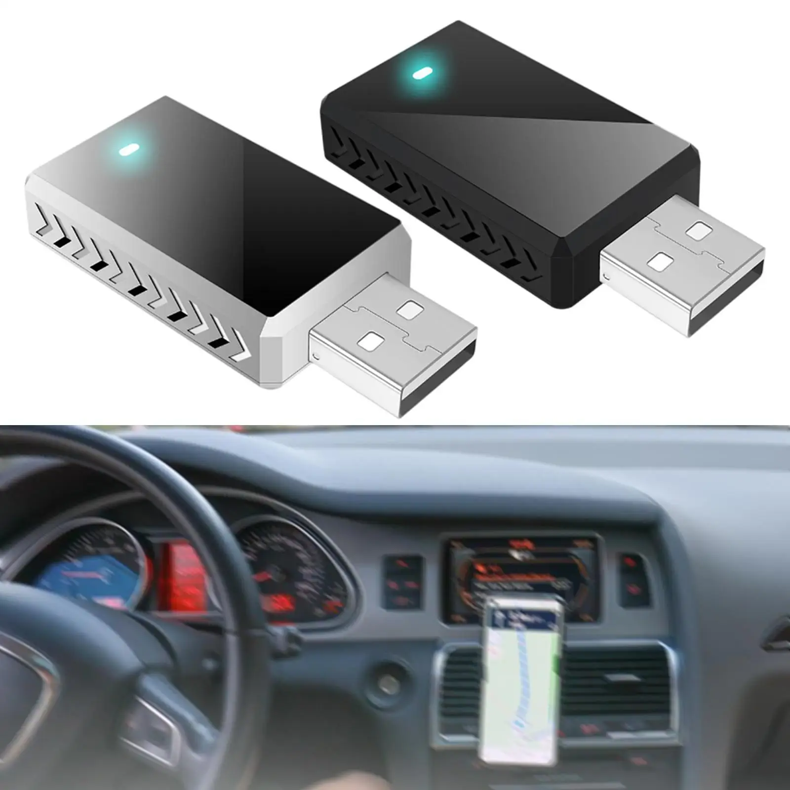 

Car Interconnection Box 2V 5W Compact Easy to Use Wireless Plug Play Adapter