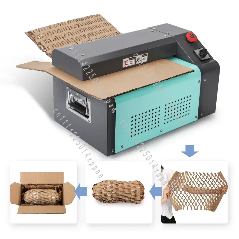 For Paper Strip Cutting 550mm Waste Paper Max 10mm Thick Carton Box Shredder Cardboard Perforator
