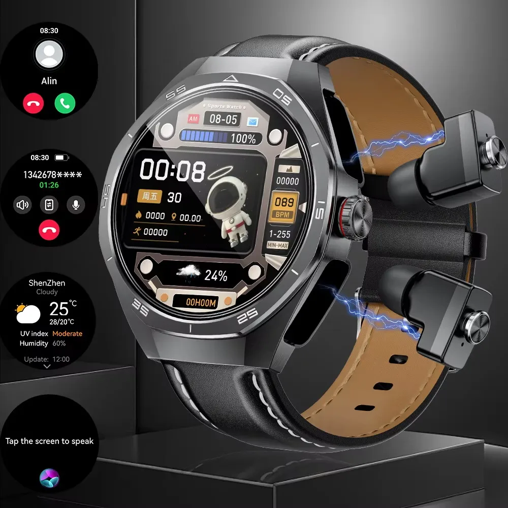 

AMOLED Smartwatch 1.53'' Display with Flashlight & Voice Calling 100+ Sports Mode Health Monitor Men Women SmartWatch waterproof