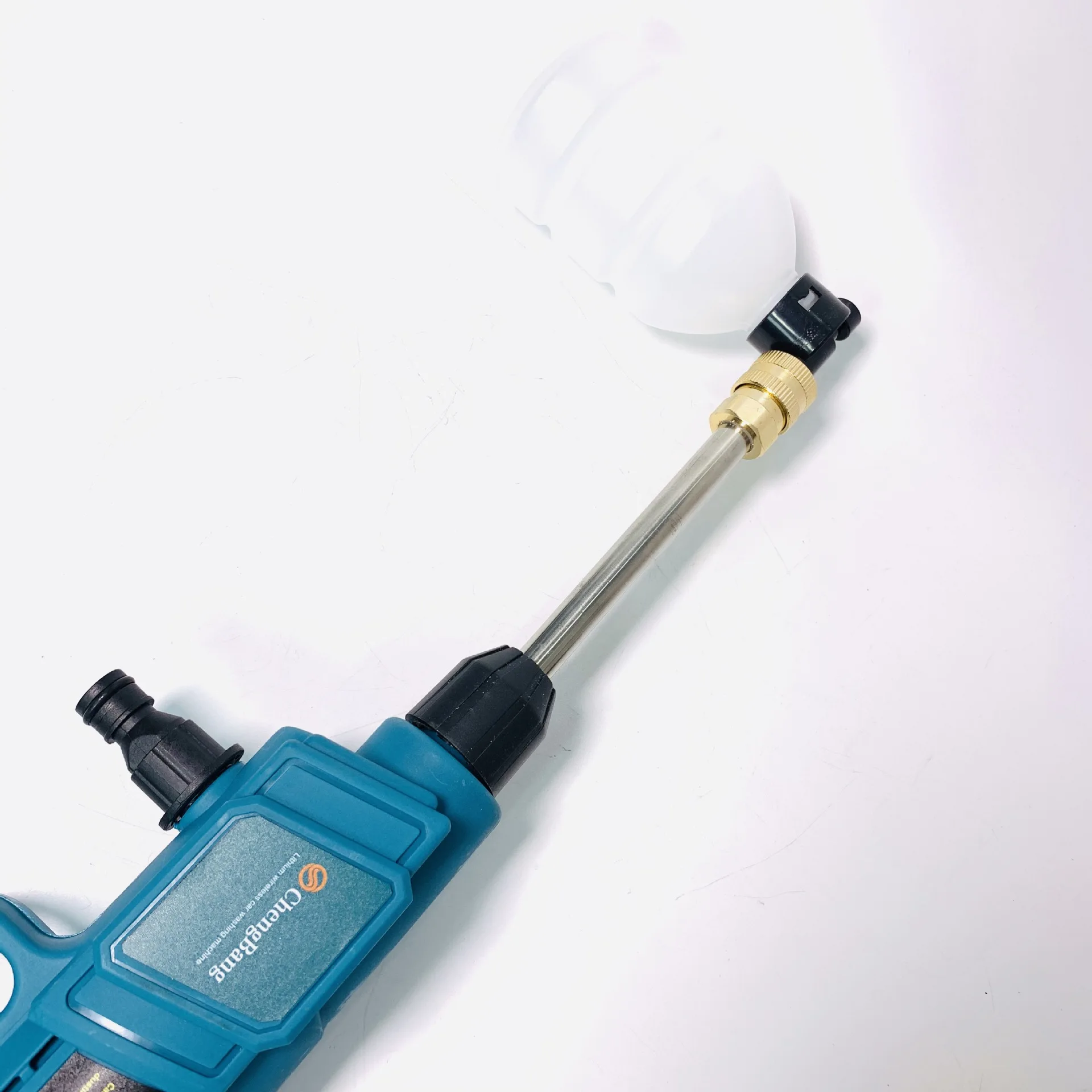 60bar High Pressure Cordless Car Washer Lithium Electric Water Spraying  Portable Outdoor Washing Machine Cleaning Tool Set