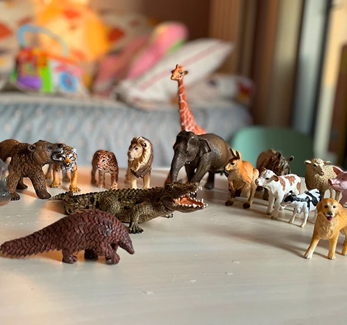 Original Schleich Bayala Horse Animal Figurines Farm Animals Toys ippo lion elephant fawn tiger crocodile kangaroo Children Toy