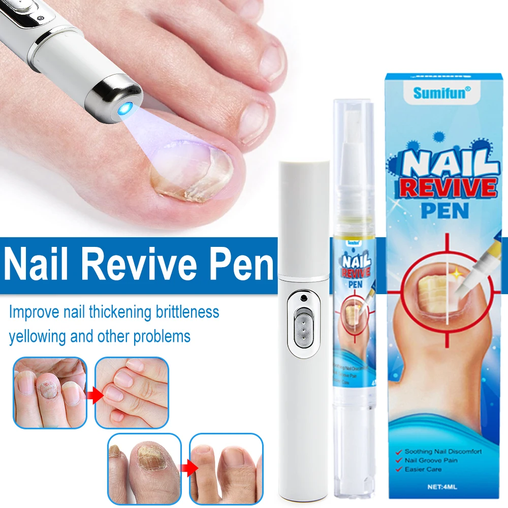 Nail Toenail Fungus Treatment Tool Set Nail Revive Pen Laser Pen Anti-Equipment Effectively Remove Toenail Nail Fungal Infection