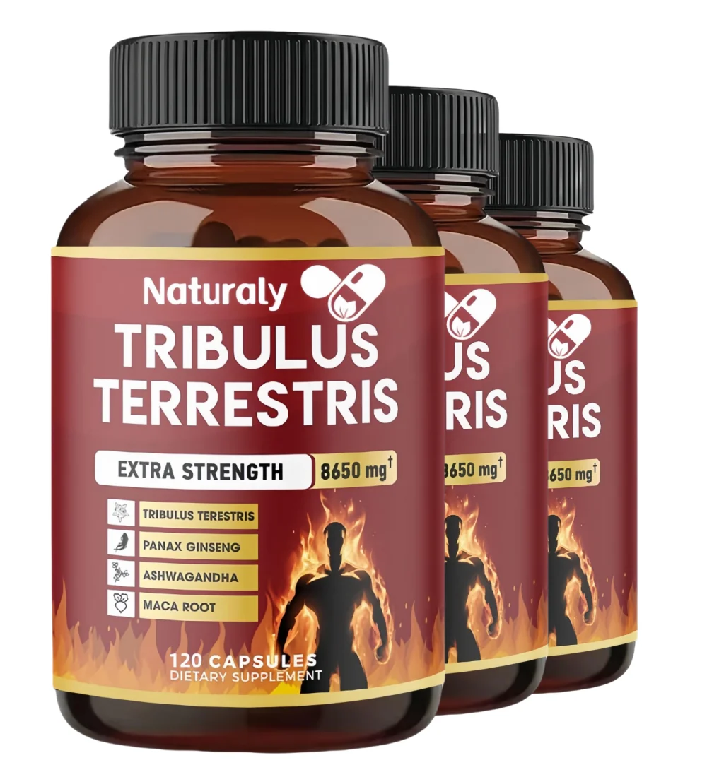 

Tribulus Terrestris Extract Capsules for Men and Women - Supports Energy, Mood, Endurance and Athletic Performance