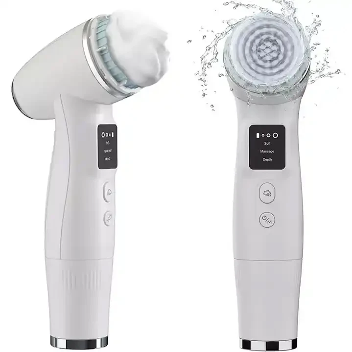 Electric Facial Cleansing Brush Sonic Vibration Waterproof Face Wash Tool For Men Women Deep Pore Cleaning