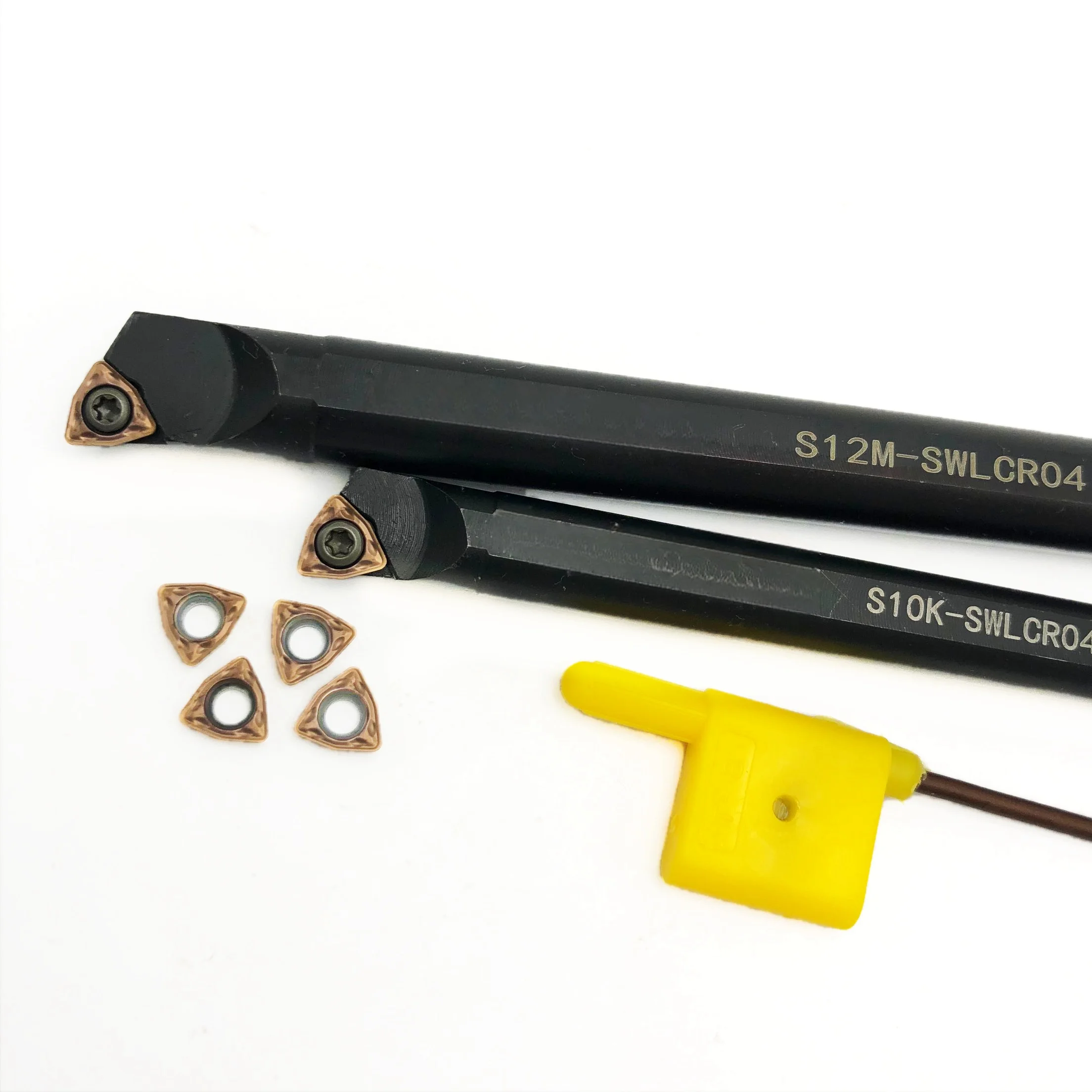 ที่ใส่เครื่องมือกลึงคาร์ไบด์แบบมีก้านสำหรับ WCMX040208เครื่องกลึง SWLCR04 S12M SWLCR04 S10K