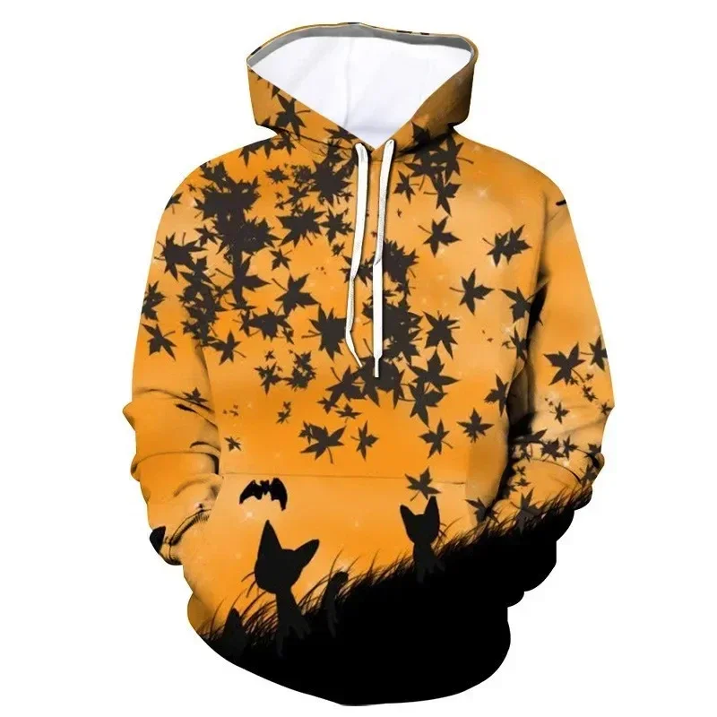 

Men Hoodies Halloween New Clothes Casual Sweatshirts 3D Scary Pumpkin Head Printed Cool Streetwear Hip Hop boys Jacket wholesale