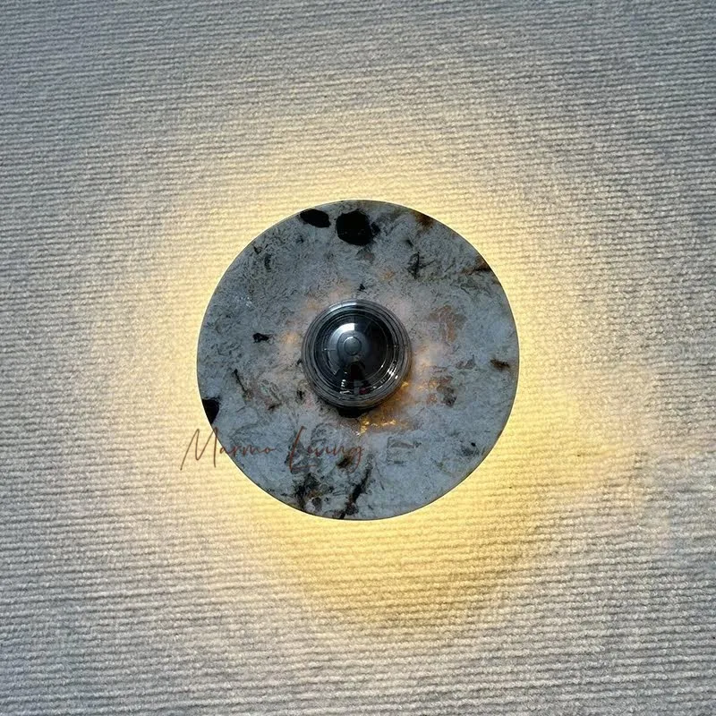 French Wabi-Sabi 100% Natural Marble Wall Sconce Wall Lamp