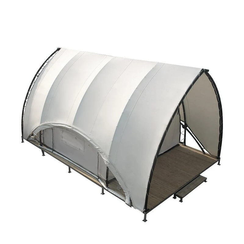 

Sailing tent hotel Outdoor camp B & B Wild luxury tent Beach seaside accommodation Steel structure tent