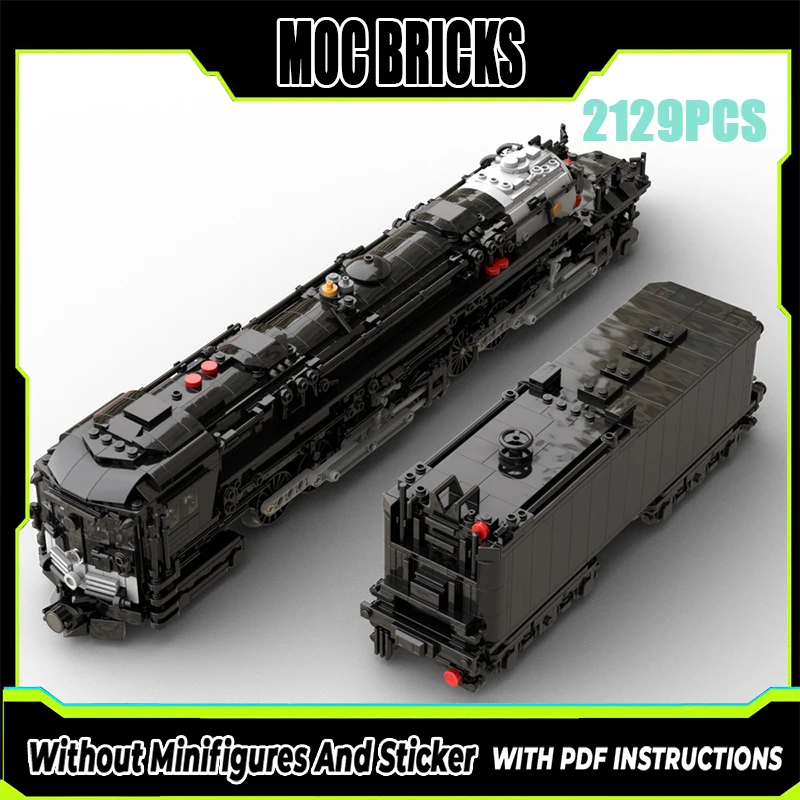 

Exquisite new MOC building block train model South Pacific AC-12 technology modular children's toy gift DIY assembly set