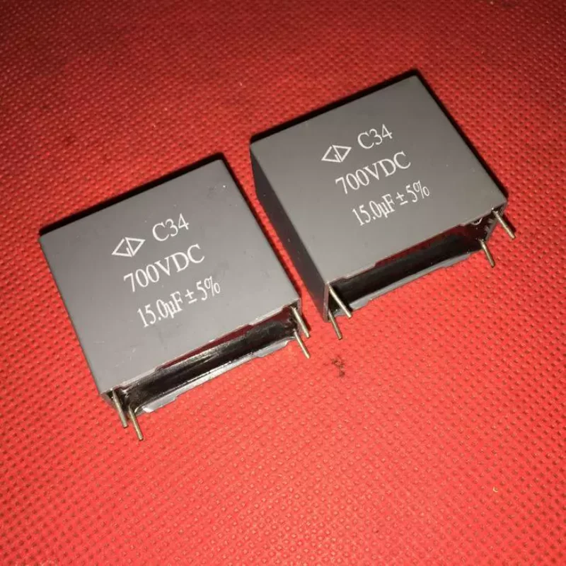 10-100pcs Xiamen Farah C34 Series 15UF700V DC Platinum Machine High Frequency Off Polarized Capacitor