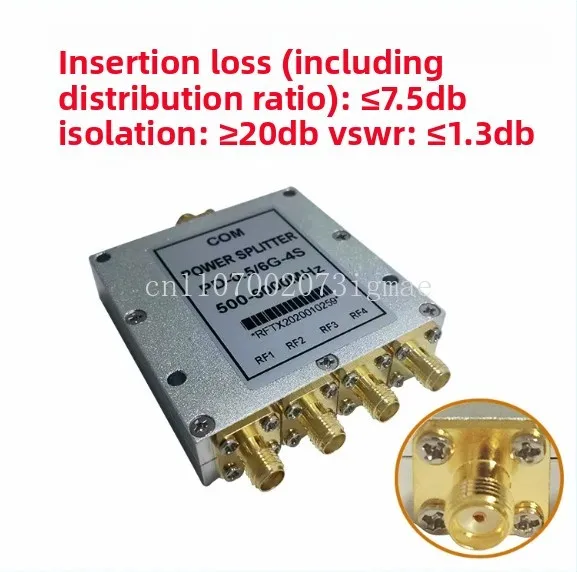 Power Divider One Minute Four 2.4 5.8G Combiner One Minute Four 0.5-6 G Gps Signal Power Divider