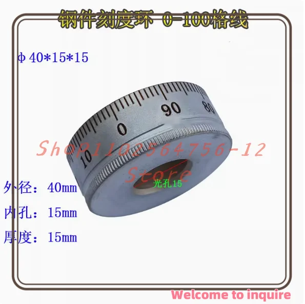 

0-100 Dial Outer Diameter 40 Inner Hole 15 Thickness 15 Machine Dial Steel