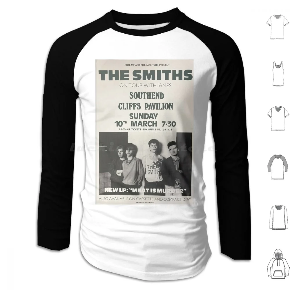 The Smiths Live Concert Hoodie Cotton Long Sleeve The Smiths The Queen Is Dead Morrissey 80s Music Smiths Vintage Meat