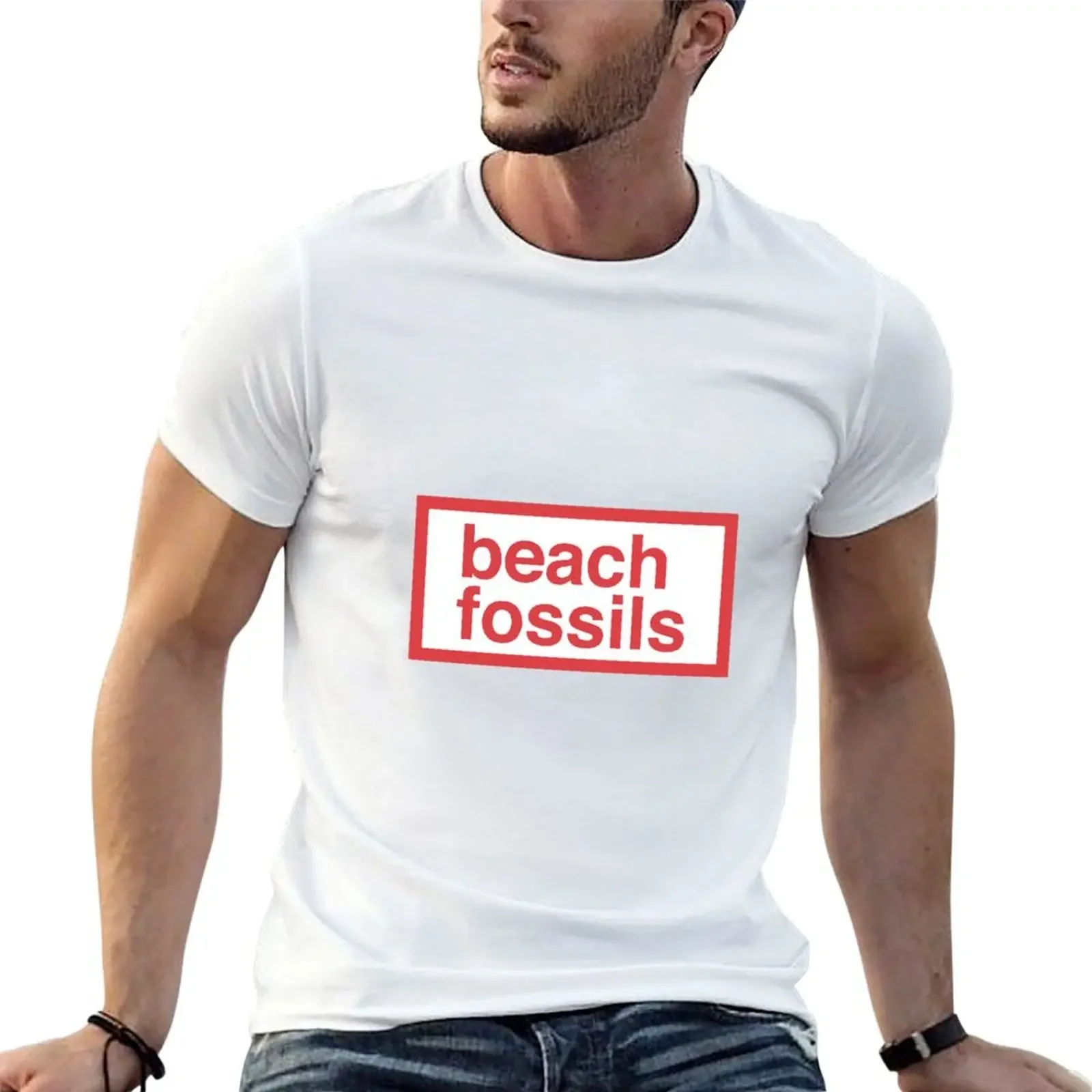 Beach Fossils T-Shirt rapper graphic tees essential t shirt kawaii clothes Men's clothing