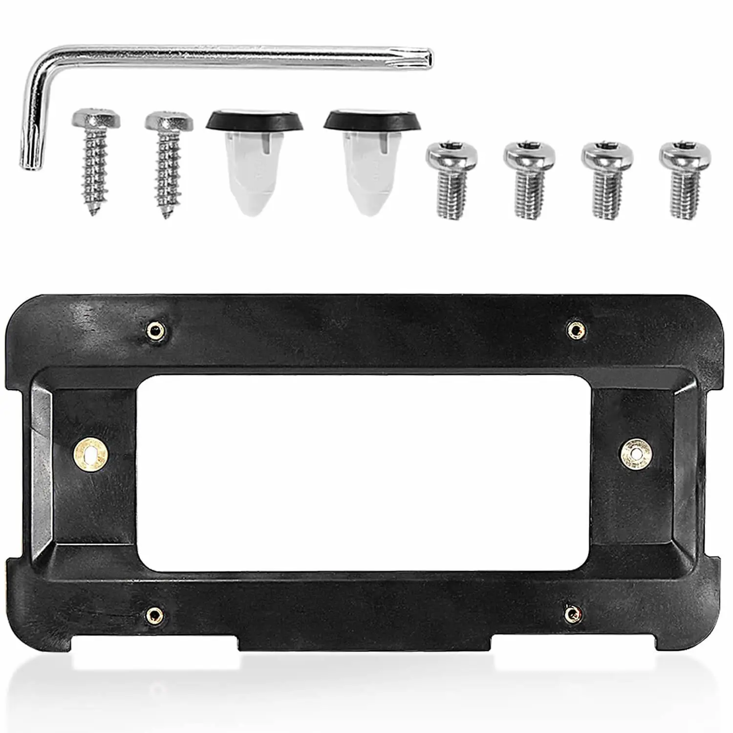 Black US Standard Rear License Plate Base Mount Bracket For BMW 3 5 7 Series X1 X3 X4 X5 License Frame Holder 51187160607