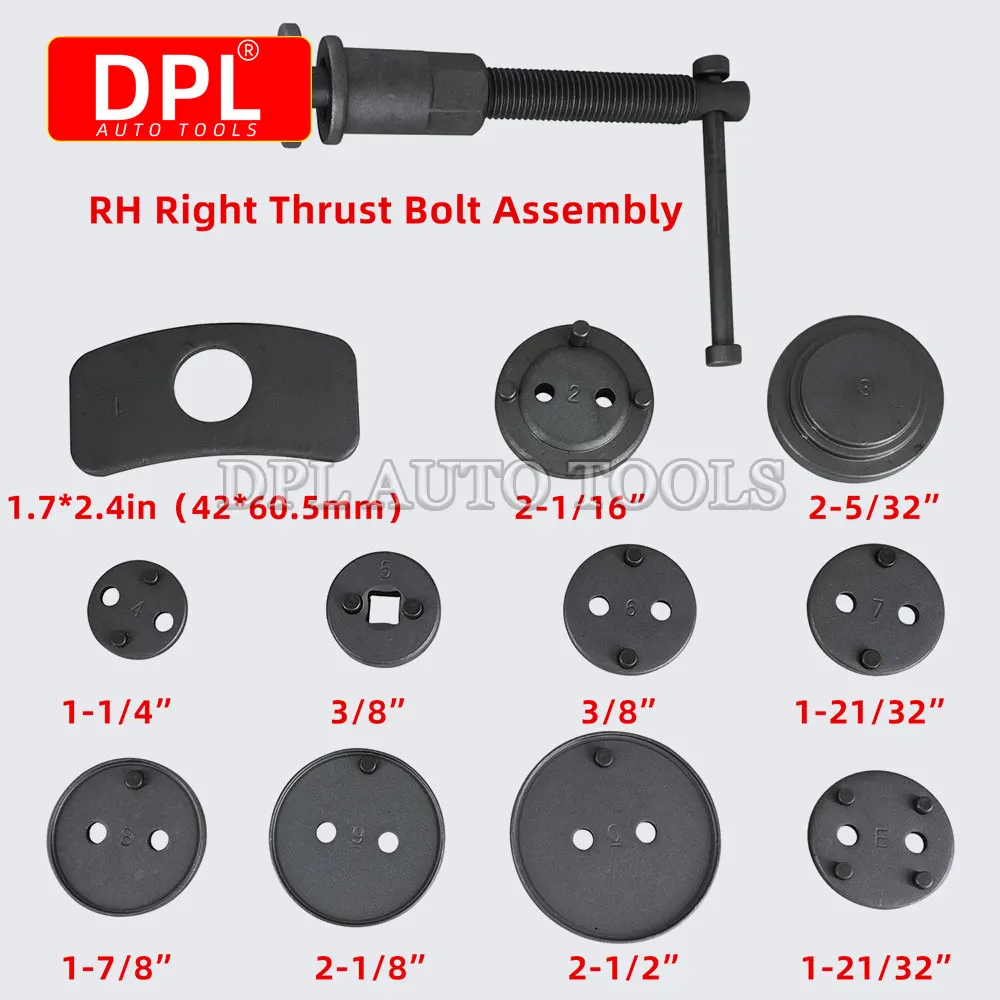 12 шт./компл., универсальный автомобильный суппорт дискового тормоза, набор инструментов для замыкания тормозного поршня, набор инструментов для