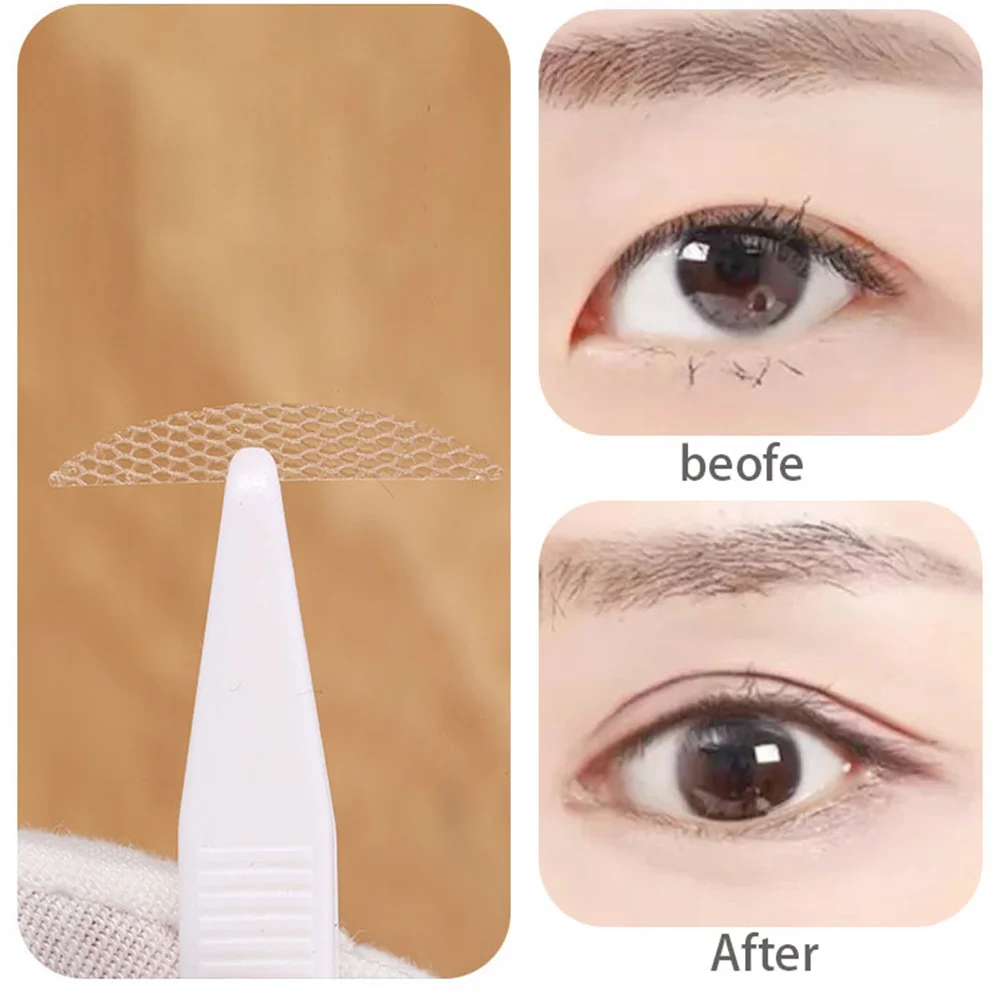 ที่มองไม่เห็นเทปติดตาสองชั้น Lace Eye Lift แถบ Double Eyelid กาวเทปสติ๊กเกอร์เทปตาเครื่องมือ Lash เทปแต่งหน้า