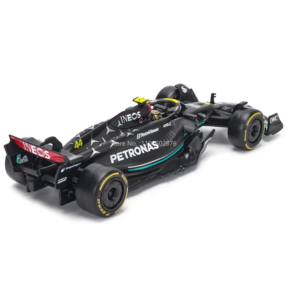 Bburago 1:24 2023 Mercedes-Benz W14 44 # Hamilton 63 # Russell Formula Super Toy Druckguss-Automodell aus Legierung Ferrari Red Bull McLaren – Detail 7