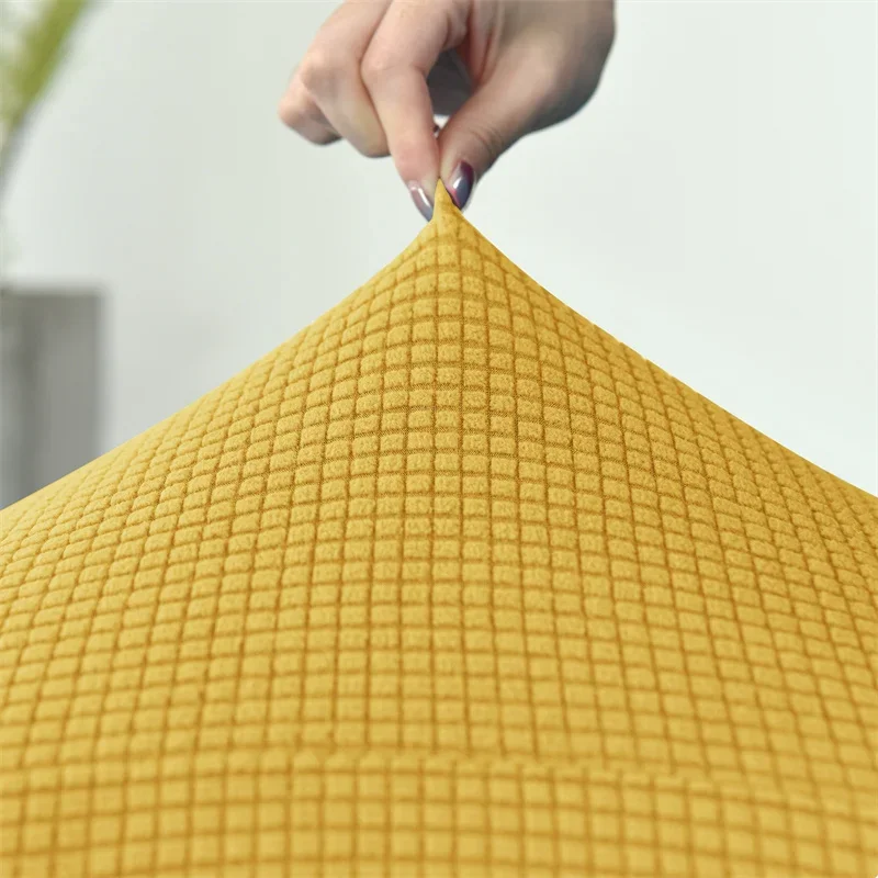 1 قطعة غطاء عثماني من الصوف القطبي مرن شامل مسند القدمين أغطية بلون مسند القدمين حامي لغرفة المعيشة #3