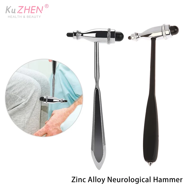 1PCS Neurologische Hammer Werkzeuge Zink-legierung Percussion Hammer Neurologische Reflexen Diagnose Mallet Medizinische Prüfung Hammer