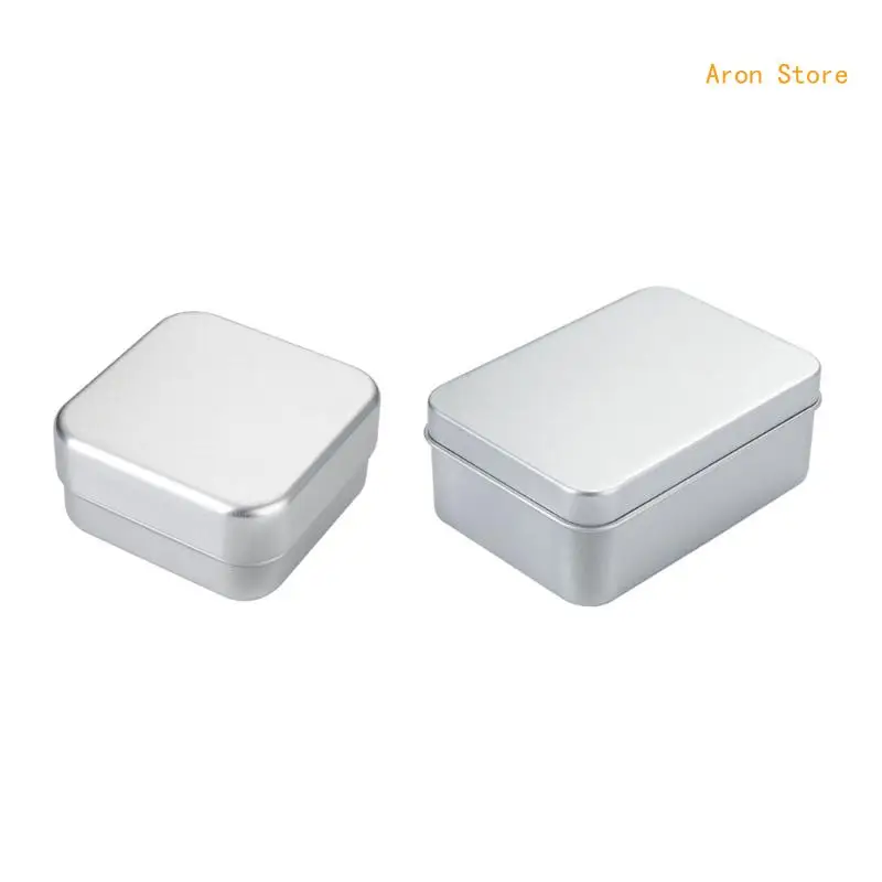 Square Aluminum Soap Dish Soap Box with Lid Aluminum Soap Holder Travel Soap Travel Soap Tray Container for Hotel