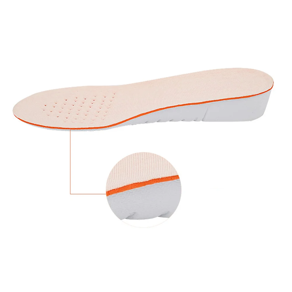 

1.5Cm Heighten Insoles Breathable Sweat-Absorption Shoe Pads Non-Slip Athletic Insert Soybean Fiber Sports Insole Foot Care Tool