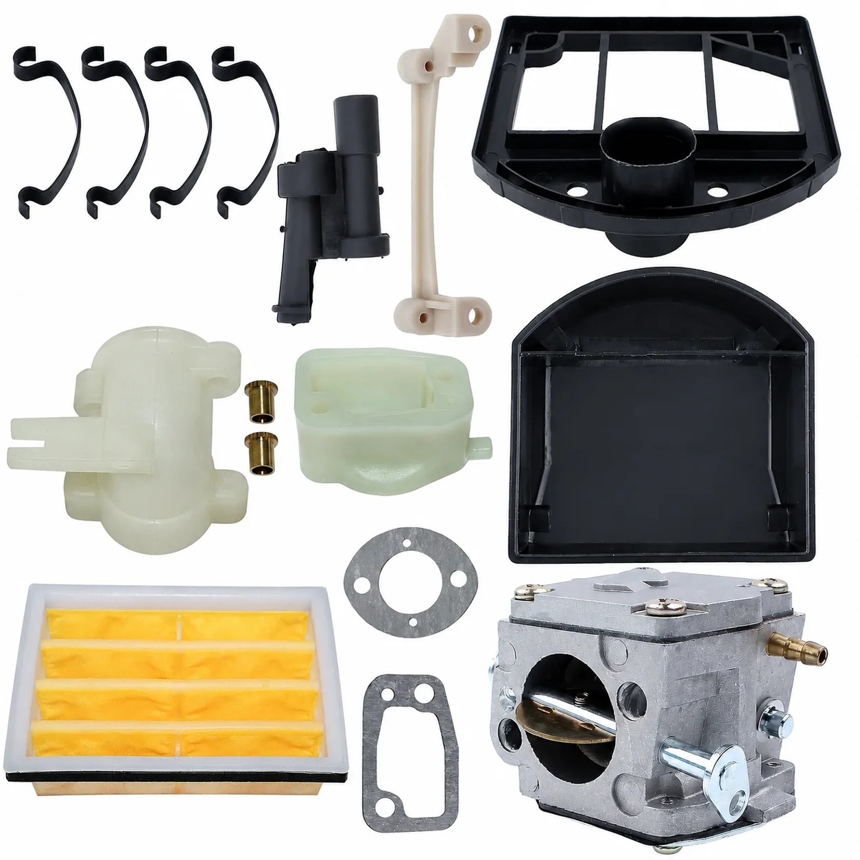 Carburetor Intake Air Filter Cover Kit For Husqvarna 266 268 272 XP Chainsaw, Replaces 503 28 03 16 503 44 69 01, Tune Up Kit
