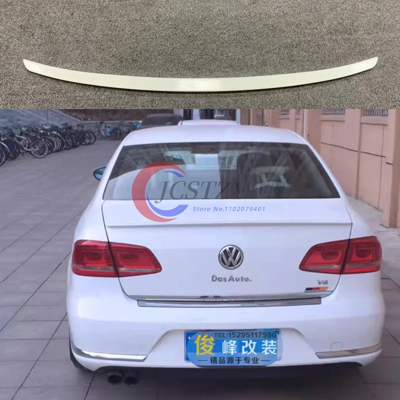 

For volkswagen passat nms spoiler 2013-2016 model passat spoiler High Quality ABS Material Car Rear Wing Primer Color spoiler