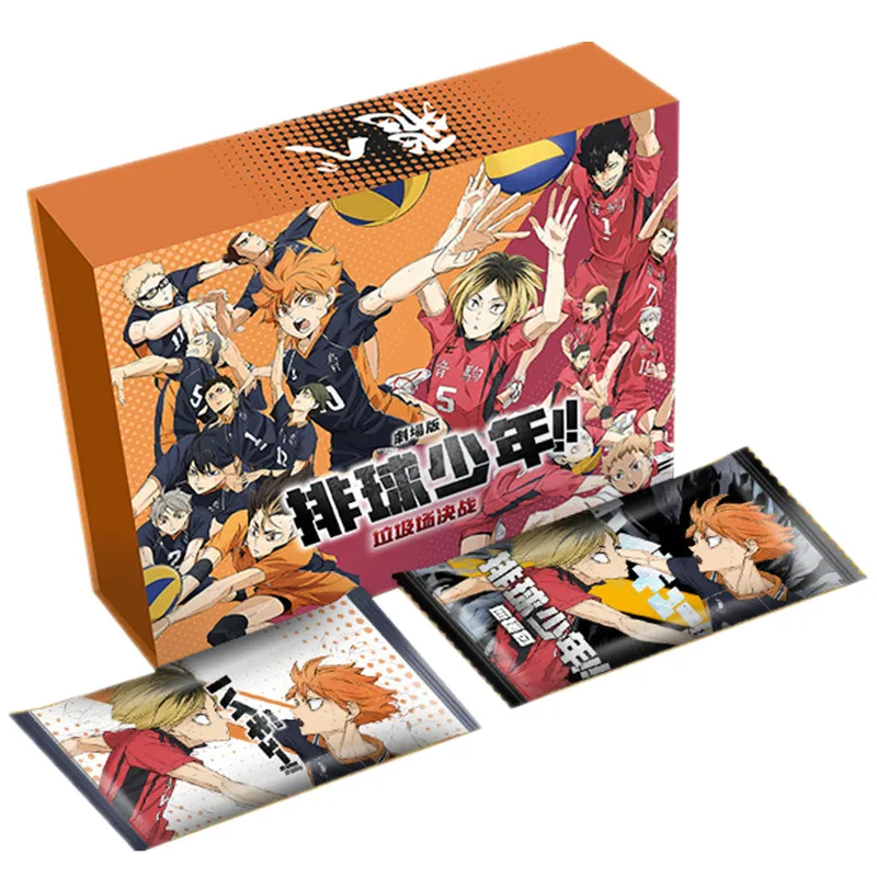 Anime Haikyuu Cards Hinata Shoyo Kageyama Tobio Tsukishima Hotaru Commemorative Deluxe Rare Collection Card Toys Gifts