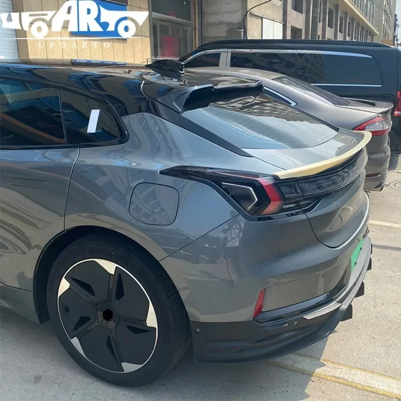 

Carbon Glossy Black Middle Rear Trunk Lid Car Spoiler Wings Tuning Exterior Accessories For Geely Zeekr 001 2021 2022