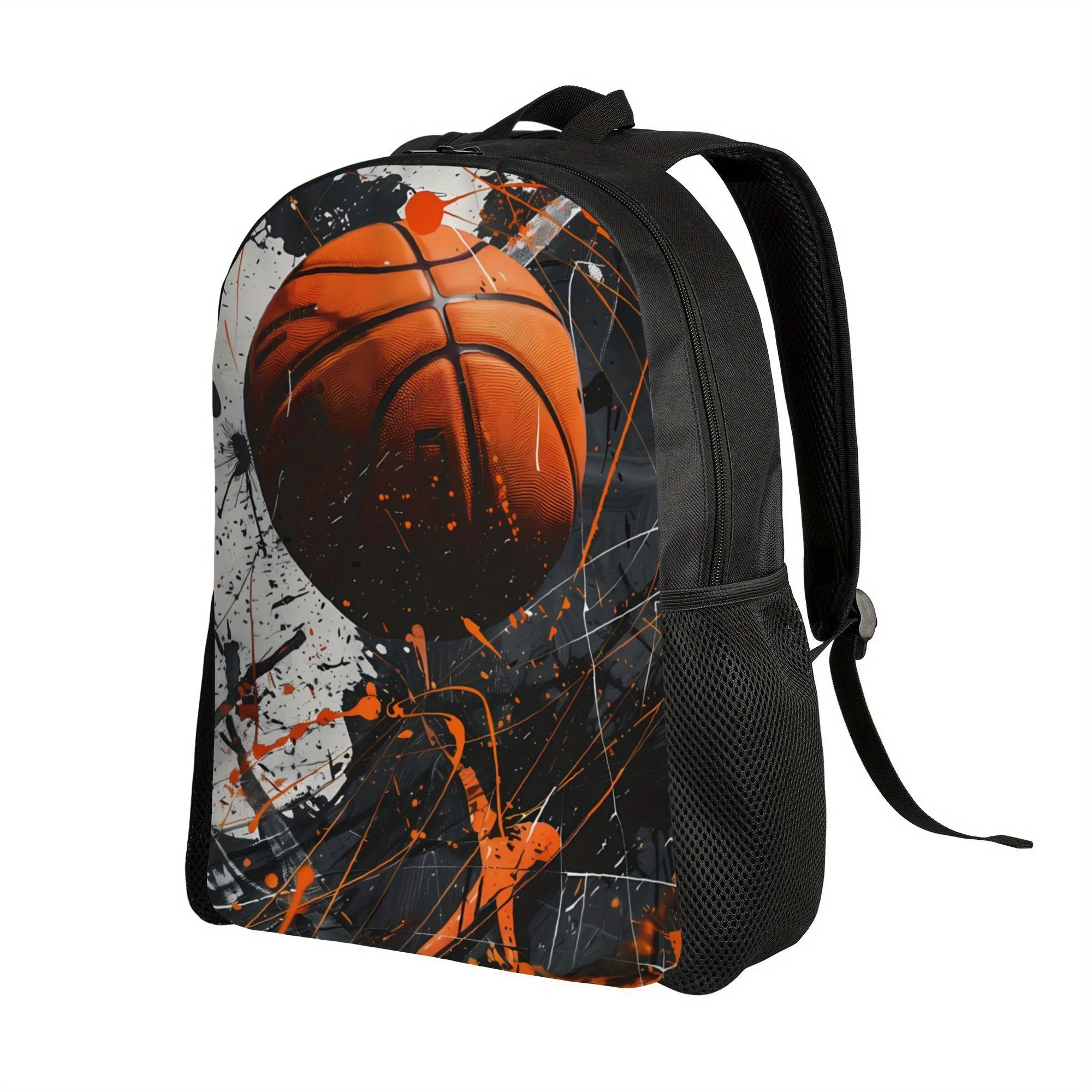

Casual daily backpack, single large pocket design, perfect for school, walking or leisure outings