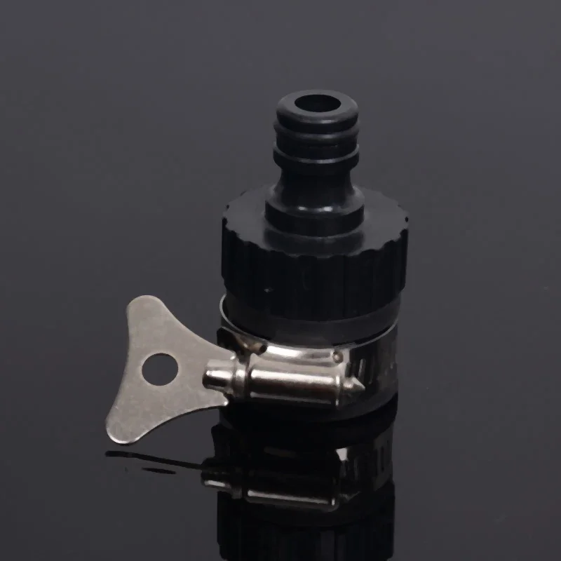 Robust universal faucet adapter for garden irrigation and vehicle cleaning systems featuring quick-connect coupling design with