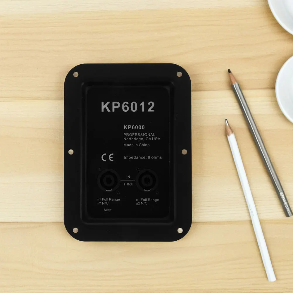 

2Pcs Sturdy Speaker Terminal Plate Easy to Use Wire Cup Connector for Various Speaker Models Stable Performance