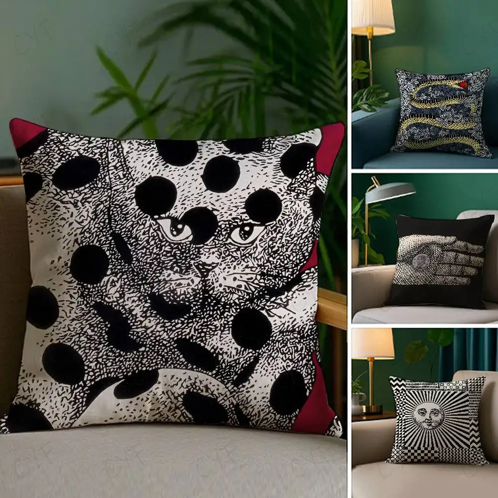 

Vintage England Style Abstract Art Figure Pillow Case Custom Printed Brushed Fleece Pillow, Baby Skin-Touch, Eco-Friendly Dye-Su