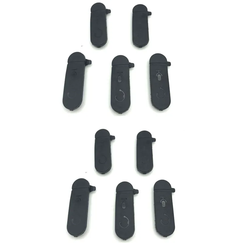 

10PCS Headset Dust Side Cover Earphone Jack Cover for Motorola XiR P3688 CP200D DEP450 DP1400 Portable Radio Walkie Talkie