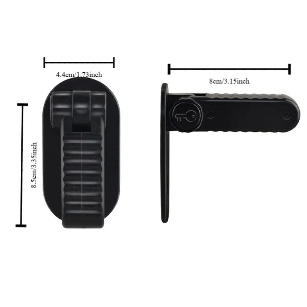 Protection Equipment Baby Safety Locks Self Adhesive No Hole Door Handle Locks Plastic Multipurpose Children Security Protector