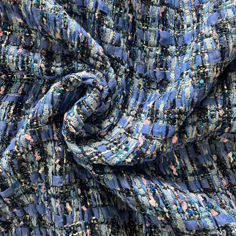 ผ้าทวีดเนื้อหนาสีน้ำเงินย้อมเส - Sewing Tweed บทวิจารณ์และราคา