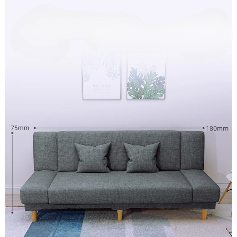 Sofa, small layout, lazy sofa, simple apartment, small sofa, rental room, two person foldable sofa bed, dual-purpose