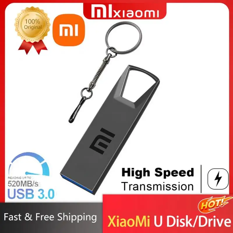 Xiaomi Mini U Disk Flash Drive 2TB OTG Metal USB 3.0 Wodoodporny pendrive 512GB Przenośny pendrive USB Pamięć prezentowa do tabletu