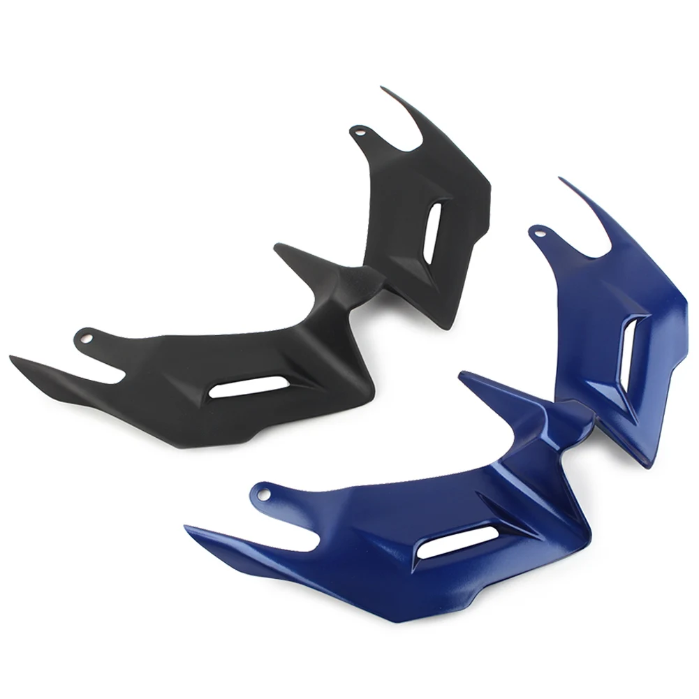 Motorcycle Front Fairing Winglet Aerodynamic Spoiler For Yamaha YZF R3 R25 2014 2015 2016 2017 2018 Black/Blue