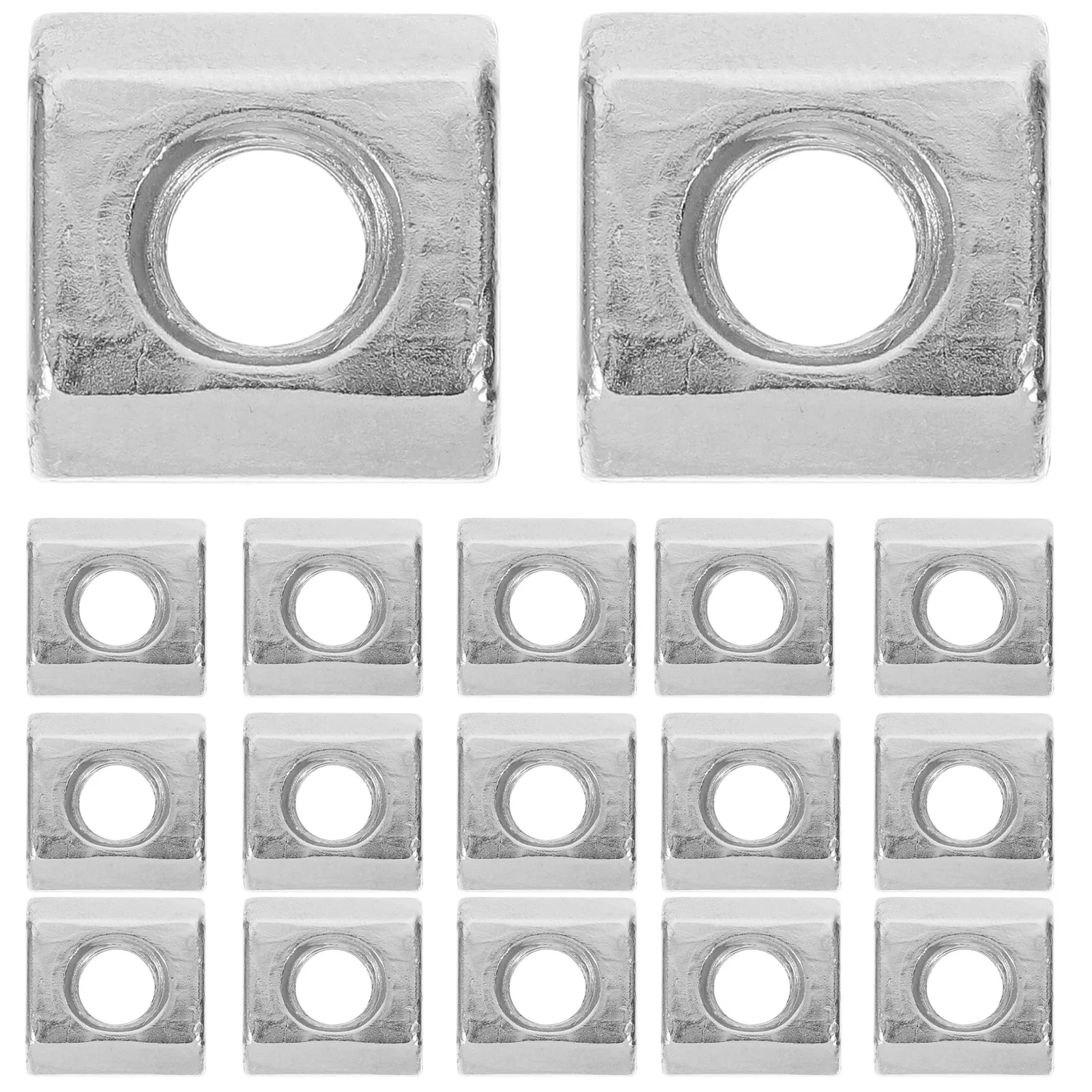 

30Pcs Slide in T Nuts for Aluminum Extrusions Reliable Time-Saving Labor-Saving Fine Processed Smooth T-Slot Nuts