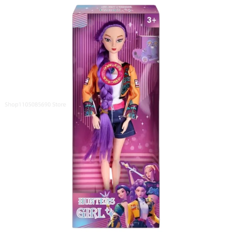 Hot Have Music Kpop Demon Hunters Anime Figure Rumi Mira Zoey Action Figure  Plastic Doll Cute Gift for Kids Birthday Gifts