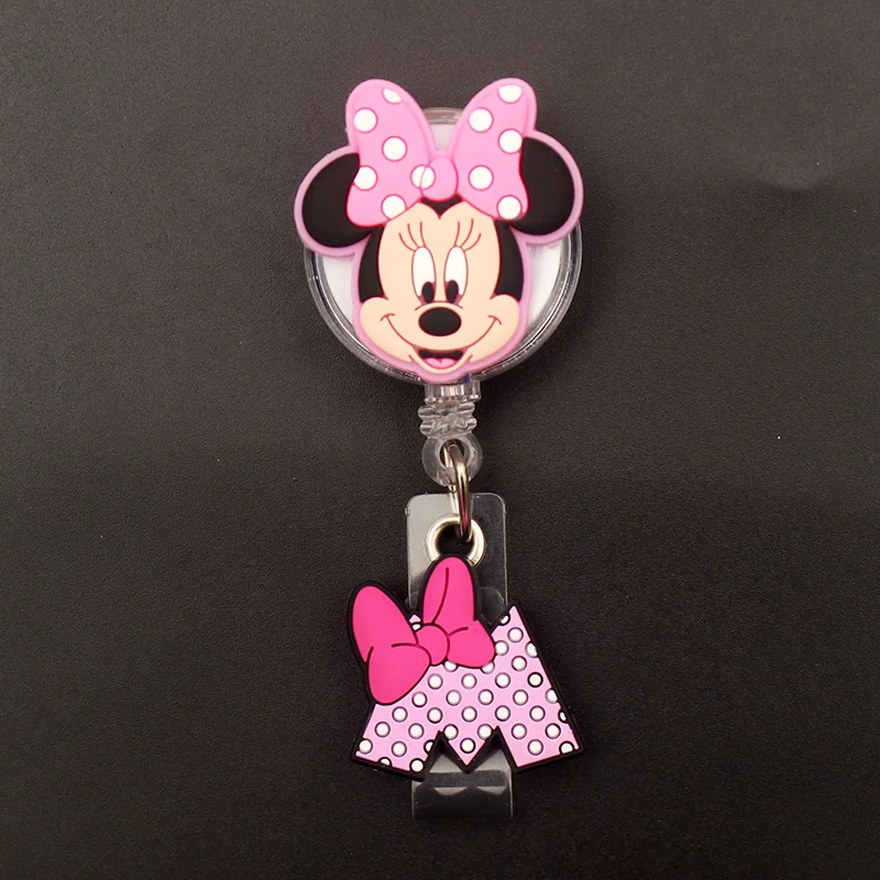 Little Mickey Minnie Donald Daisy Style Retractable Badge Reel Nurse Doctor Card Holder Office Hospital Name Card Supplies