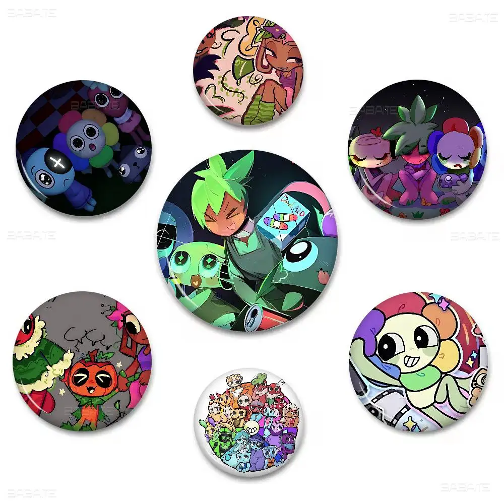 D-Dandys WorldS Cartoon 58mm Cute Series Pins Funny Badge Interesting Cartoon Animals Brooches Backpack Clothes Gift Accessory