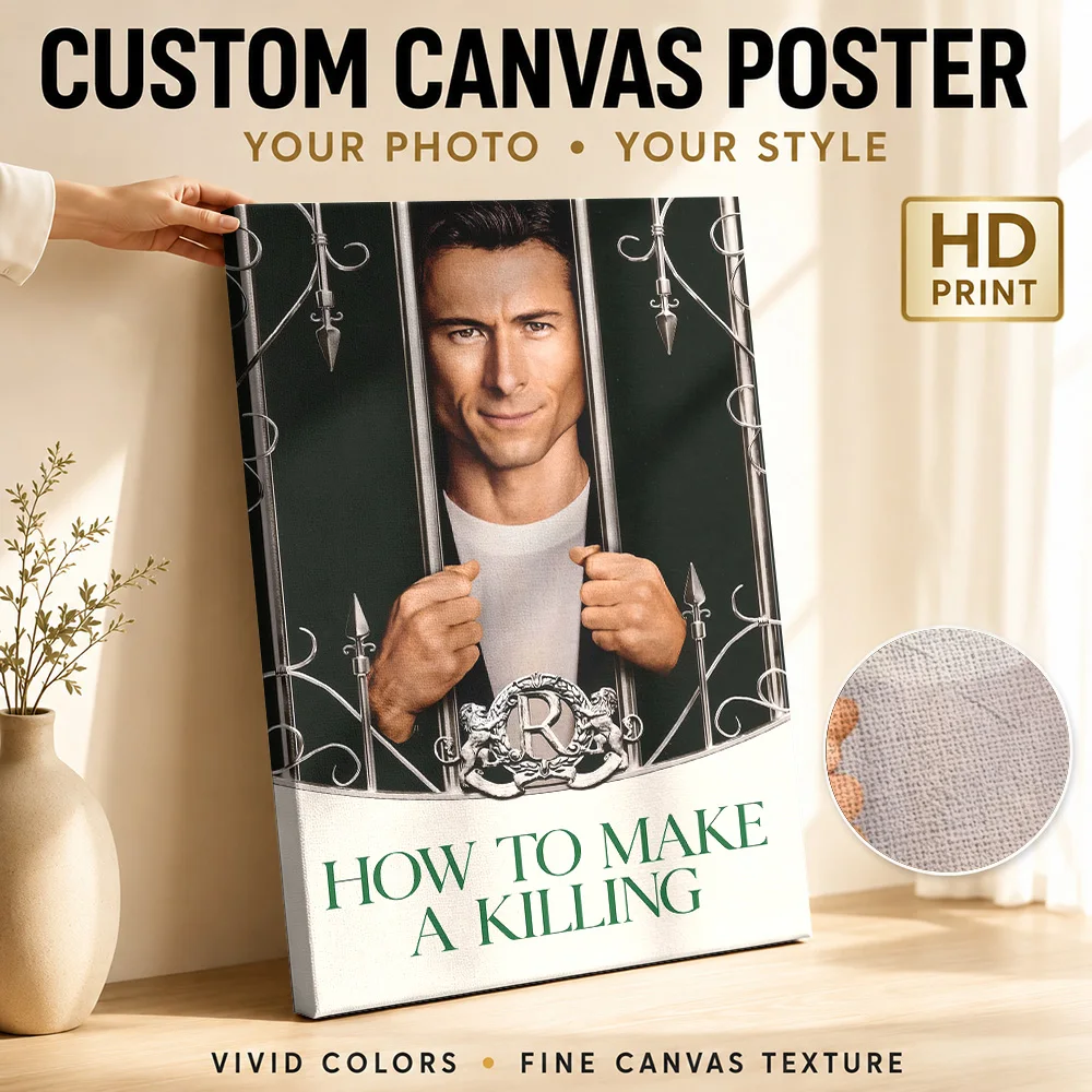 How to Make a Killing Movie Canvas Print Poster Custom Photo Vintage Movie Wall Art for Home Theater Decor Gift for Collectors